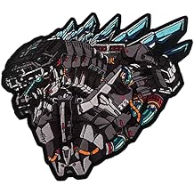 Sci-Fi Rubber Dinosaur Mecha Robot Cyberpunk Embroidery Morale Patch