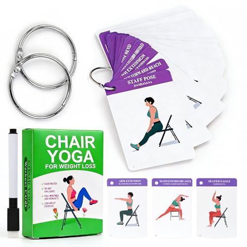 30-Day Chair Yoga Weight Loss Cards