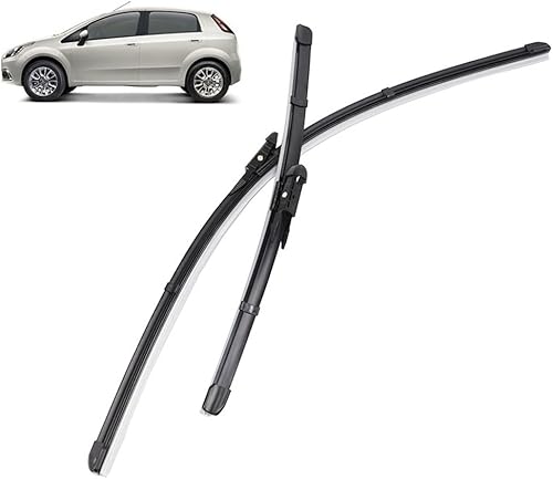 Miniatura 1 de Escobillas de limpiaparabrisas delantero compatibles con FIAT Punto Evo 2009-2016, limpiaparabrisas limpio, cepillos de lluvia de automóvil, 26