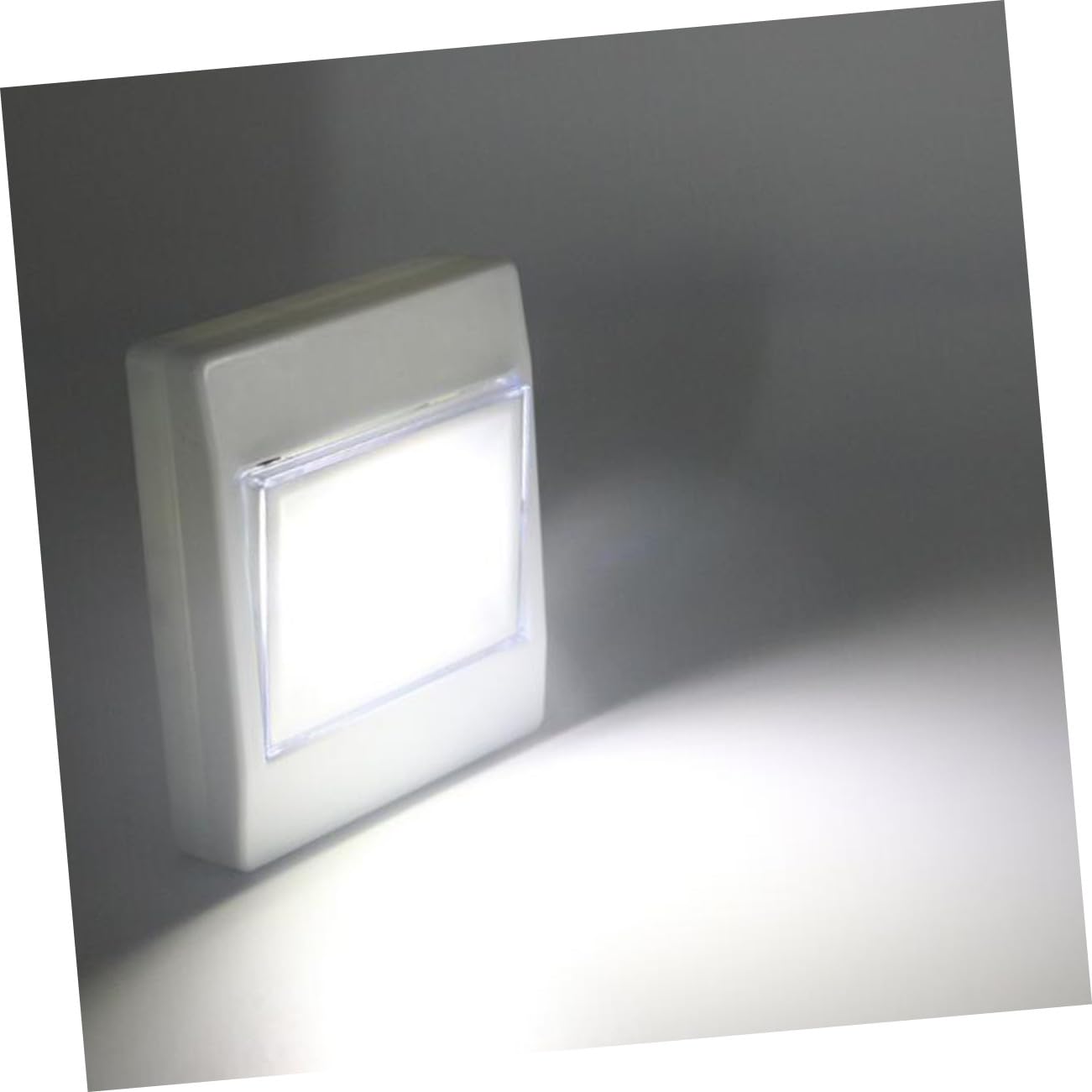 NOLITOY 4 piezas Luces LED Cob para Armario sin Batería Autoadhesivas Luz para Escaleras Pasillos y Cocina Batería Aaa Operada Fácil Instalación