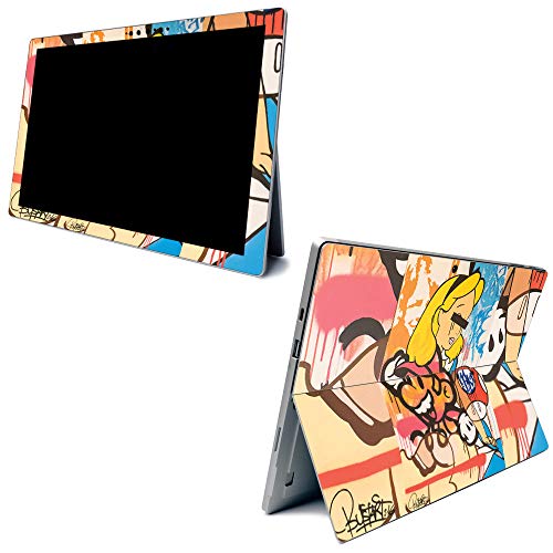 Image of MightySkins Carbon Fiber Skin for Microsoft Surface Pro 7 - I Cant See | Textured Carbon Fiber Finish | Easy to Apply, Remove, and Change Styles | Made in The USA,Model Number: CF-MISURPR7-I Cant See