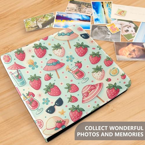 Álbum de Fotos Self Adhesive DIY Scrapbook Album FLildon Piel PU 3 Anillos 40 Páginas 11.8x11.2 pulgadas miniatura 5