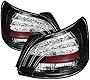 Spyder 5037640 Toyota Yaris 07-09 4Dr LED Tail Lights - Black (SEDAN ONLY DOES NOT FIT HATCHBACK MODEL)