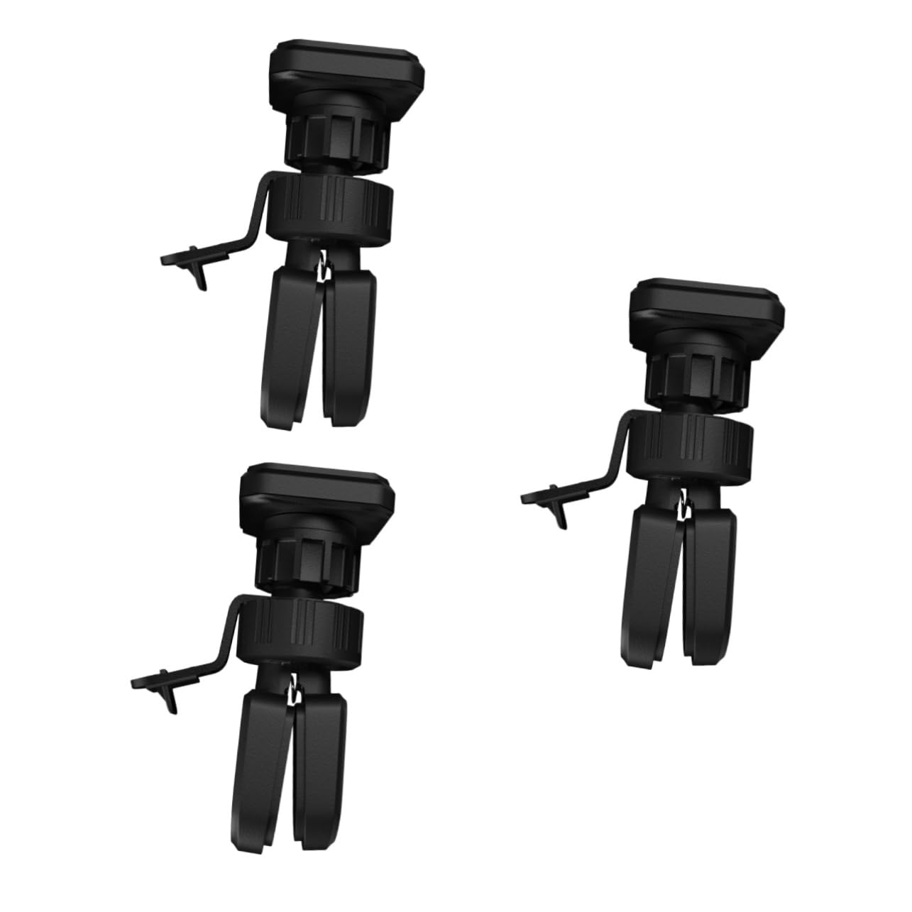 jojofuny 3pezzi Supporto Telefonico Magnetico Per Auto Con Rotazione Clip Stabile Per Ventilazione Design Antiscivolo Compatibile Con Smartphone Nero