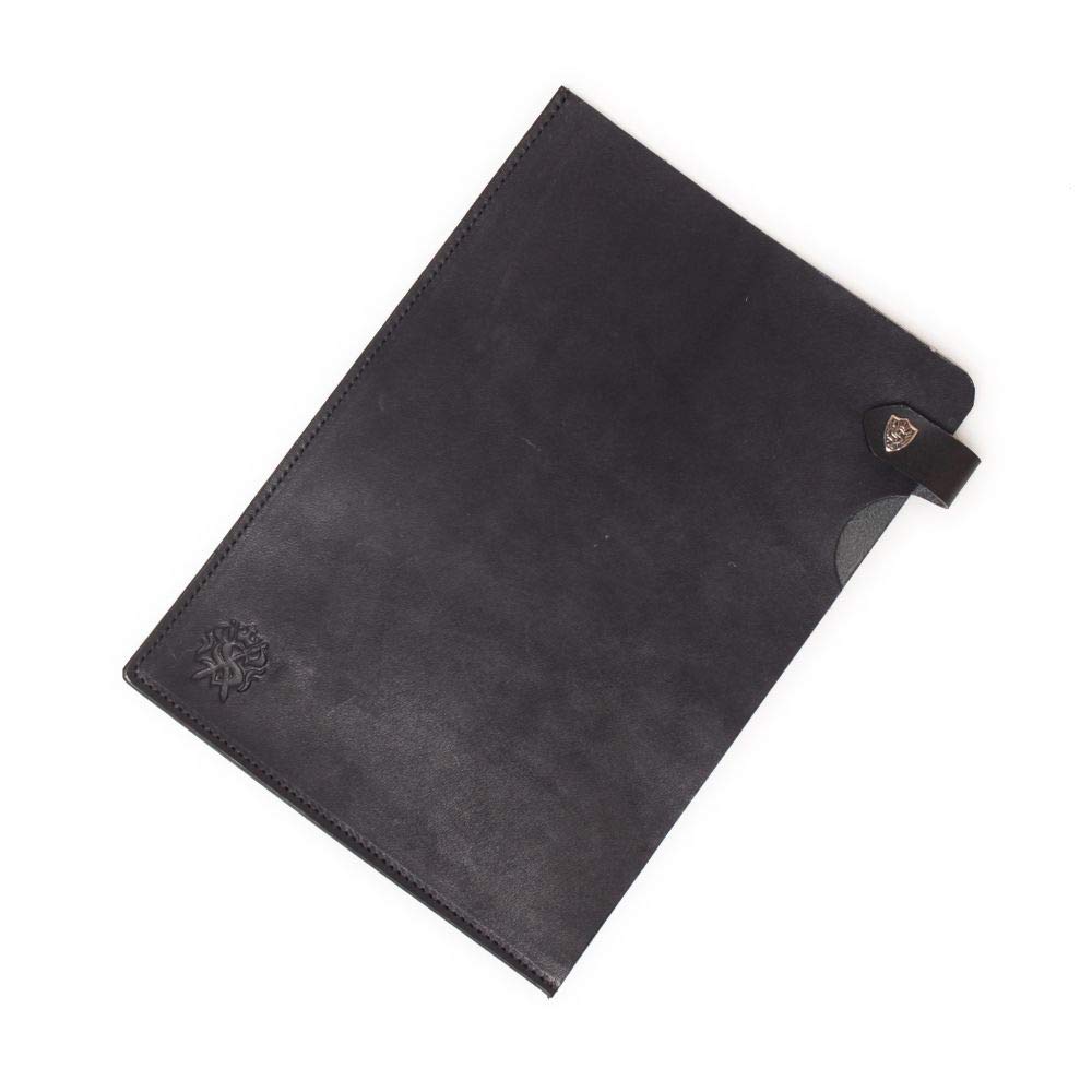 SMYTHSON ブラック レザー ドキュメントフォルダー　A5サイズ Amazon | A5 レザーファイル カウレザー ブラック（牛革