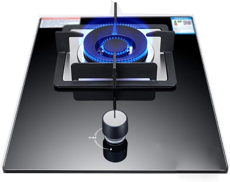 Burner Gas Cooker Built In Cooktop Table Top Single Stove 4 8Kw Fierce Fire Black Crystal(B,NG)