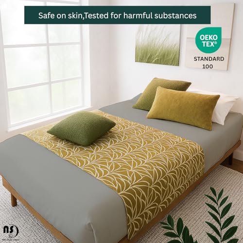 NON Sticky cotton Premium Fitted Cot Sheets, 4 Piece Egyptian Cotton Sheet Set, 8" Deep Pocket Fits Narrow Twin, RV Bunk, Guest Beds, Army Camping Cots, Trifold Mattress 25" X 75", Light Grey Solid - image 7
