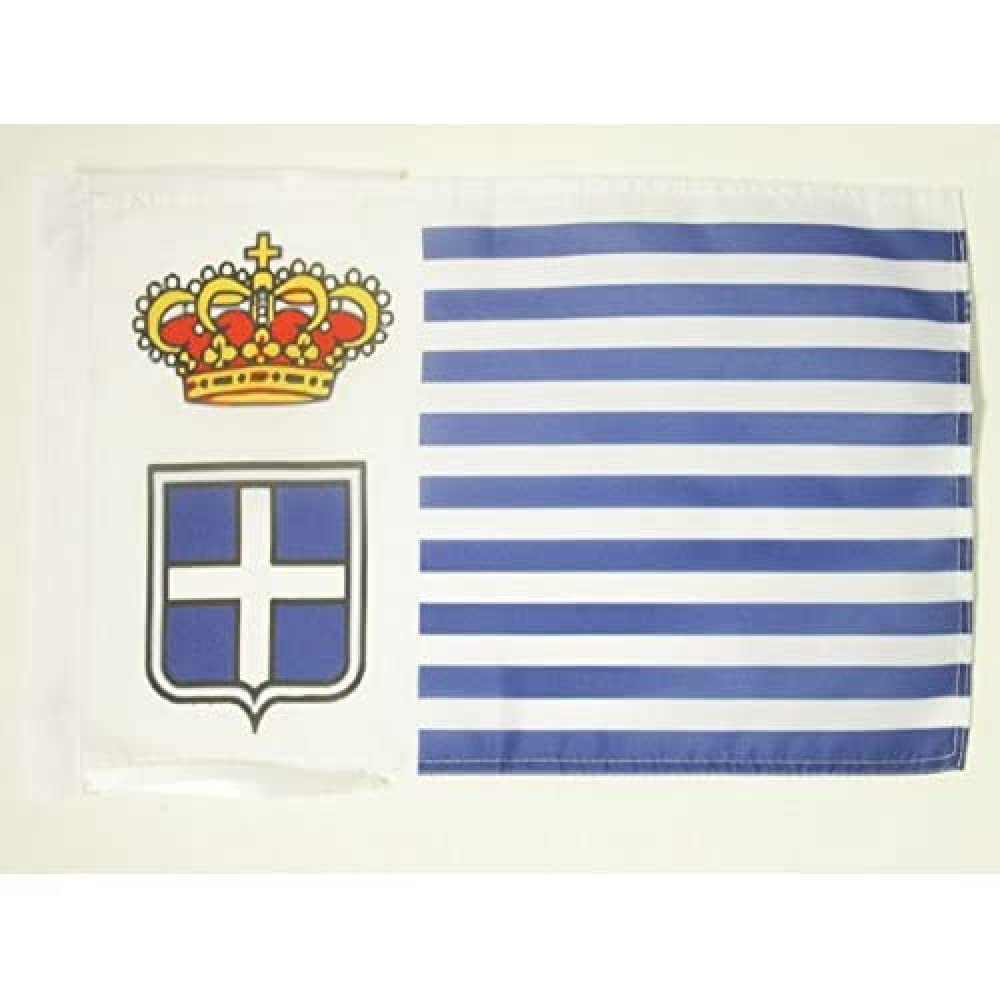 AZ FLAG - Seborga Flag - 18'' x 12'' - 100% Polyester Italy - Seborga Small Banner with Two Cords - Fade Resistant - Vivid Colors - 18x12 in - 45x30 Cm โ image 1