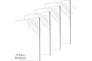 Premium UV-Resistant Acrylic Sheet: 4 Pcs for Limitless Creativity