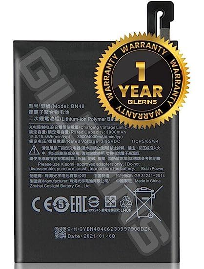 Image of Original BN48 Battery for Redmi mi Note 6 pro (4100mAh) Battery with 1 Year Warranty** (F00058)