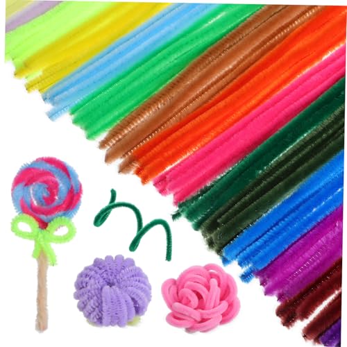 OSALADI Craft Kit 400 Flexible Fuzzy Sticks 20 Colors Perfect for Craft Making Decorations