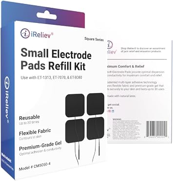 iReliev OTC Electrode Pads Refill Kit, 16 Premium Electrodes