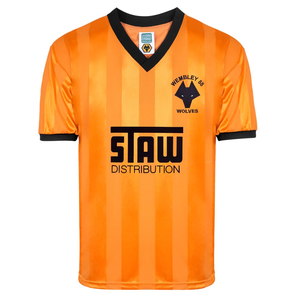 Wolves 1988 Sherpa Van Trophy Shirt Gold XS Polyester
