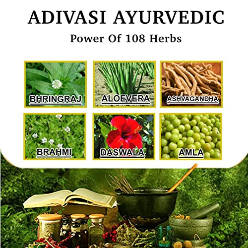 Image of VEDAMBARI, Adivasi Neelambari Herbal Hair Oil, Power Of 108 Ayurvedic Herbs, Say Goodbye To Hairfall And Dandruff, Pack of 1