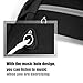 Running Belt Waist Packs,Workout Fanny Pack,Ultra Light Bounce Free Waist Pouch Fitness Workout Belt Sport Waist Pack for Women Men,Adjustable Waistband Bag for All Kinds of Phone (2 Pack-Black+Black)
