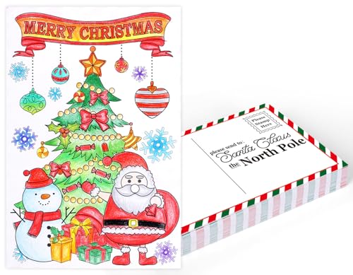 Cartes postales vierges à colorier pour animer les fêtes de famille et ateliers créatifs