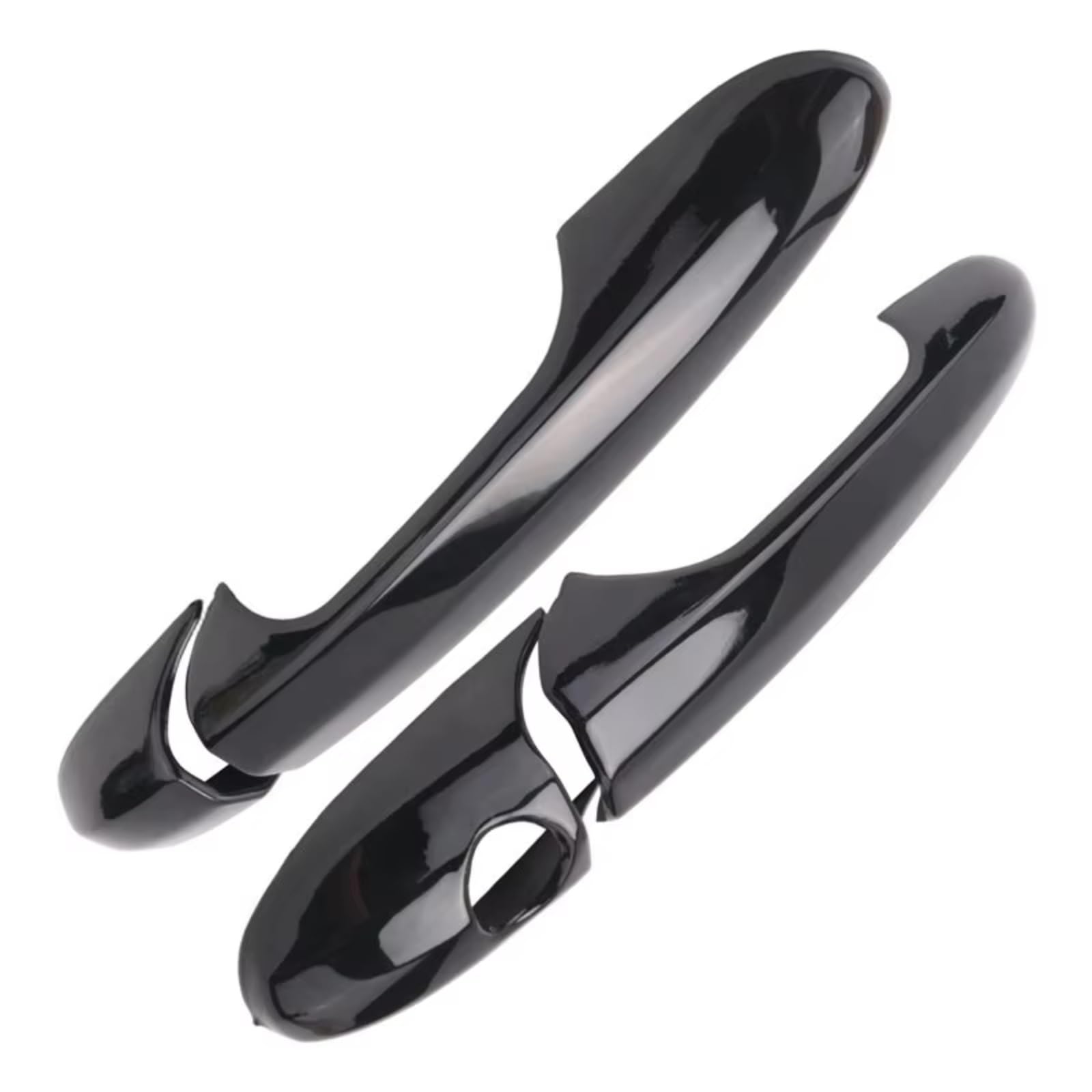 Rcuihgfb One Color Door Handle Shell Compatible With Fiat 500 For Abarth 595 695 Car Exterior Door Handle Protective Cover Trim Side Set Parts