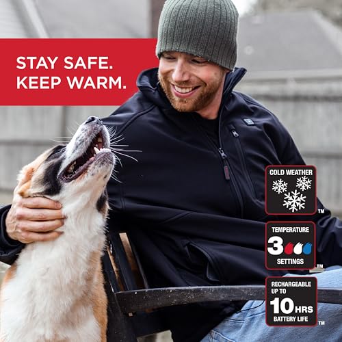 Radians Men's Standard Heated Apparel-Jackets, Black2