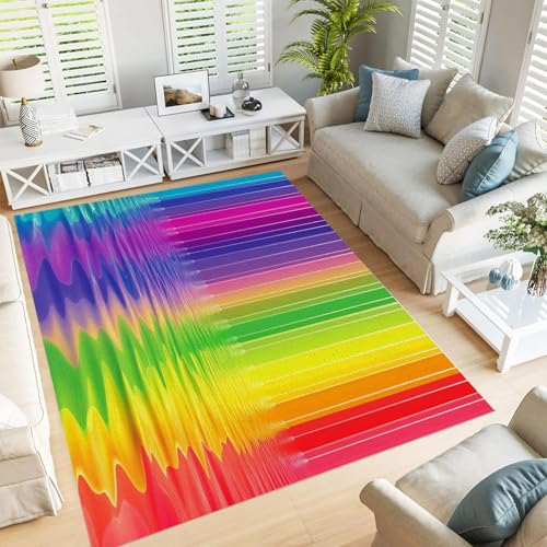 Tapis salon lavable antidérapant à pile courte et douce - 2