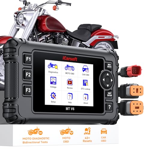 Rear Suspension Bolts - 2016-2017 BMW S1000RR 2 iCarsoft MT V6 Motorcycle Diagnostic Scan Tool for Harley, 57 Reset Services, 43 Actuation Test, Battery Test, All Motorbike System Diagnose, Read/Clear Codes, Live Data,Also Car OBD2 Diagnose