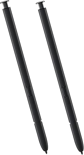 Paquete de 2 lápices capacitivos Galaxy S22 Ultra Stylus de repuesto para Samsung Galaxy S22 Ultra Stylus Touch S Pen (negro) sin Bluetooth
