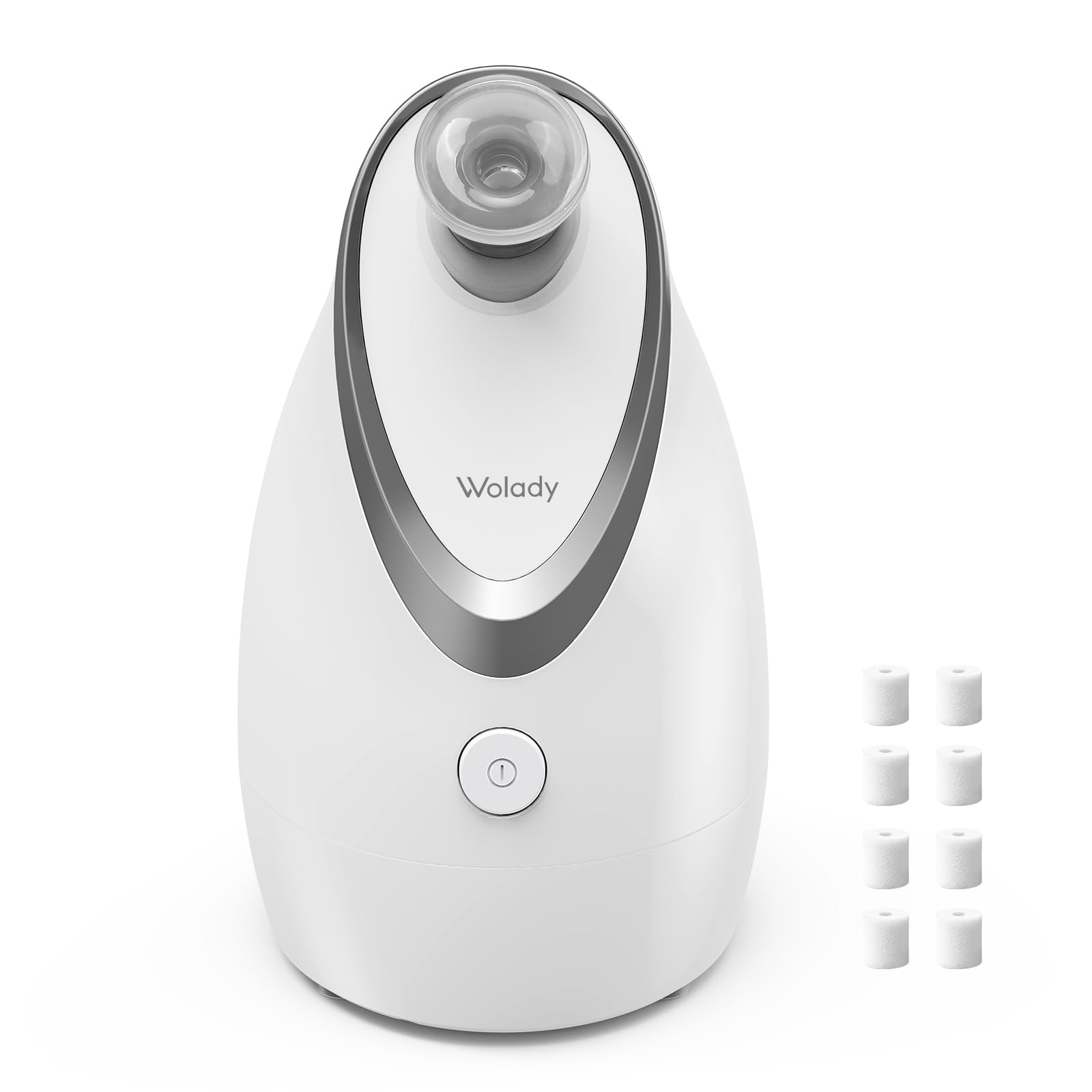 Vapeur Visage Vaporisateur Sauna Spa Facial Chaude Nano Ionique,Equipé de coton aromathérapie,Réglable Visage Steamer Humidificateur Appareil,Pour Homme et Femme Hydratant Débouche les Pores