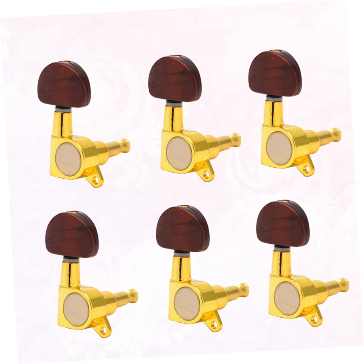 GOOHOCHY Guitar Tuners 6pcs Replacement Tuning Pegs Machine Heads for Electric Wooden Guitars