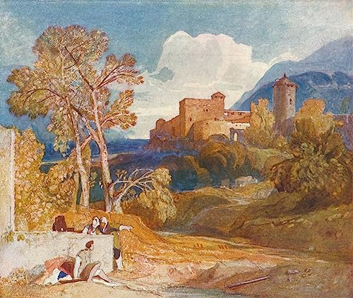 Affiche impression prints toile de paysage classique, tableau decoration salon 60x90