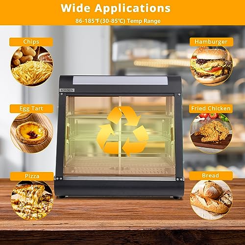 Rovsun FOOD WARMER DISPLAY-3 26 Inch Commercial Food Warmer Display Pizza Warmer thumb #4