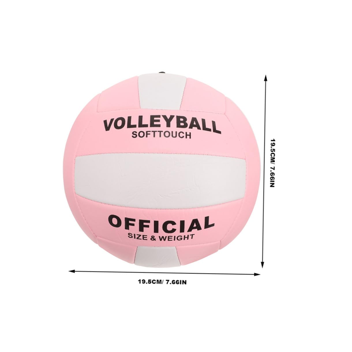 Pallone da Pallavolo Morbido in Pu, 2 Pezzi, per Allenamento e Partite Indoor, Facile da Identificare, Controllo Ottimale per Studenti