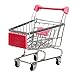 Vktech Mini Shopping Cart Supermarket Handcart Shopping Utility Cart Mode Storage Toy (Pink)