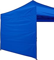 Vista 1 de ABCCANOPY - Toldo desplegable para el sol 10'x 10', pared lateral de 10' (1 panel), más de 15 colores, con cintas para sujetar de la estructura