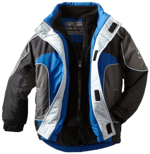 Image of Rothschild Little Boys' Curved Panel Snowsuit
