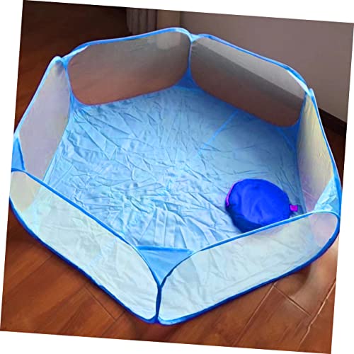 2Pcs Puppy Container Cage Ball Breathable Fence Metal Game Foldable Cm Portable Rabbits Kennel Hamster Small Chinchillas Supplies For Guinea Toy * Escape Kitten Anti Playpen Pigs #TOP3