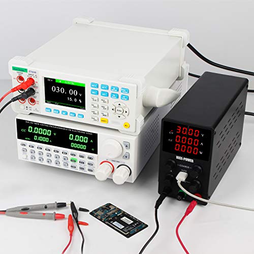 NICE-POWER Variable Bench Power Supply (0-30V, 0-10A) 4Digital LCD Display DC Power Supply Adjustable Regulated Higher-Precision for Lab Power Supplies with Banana Plug Test Leads