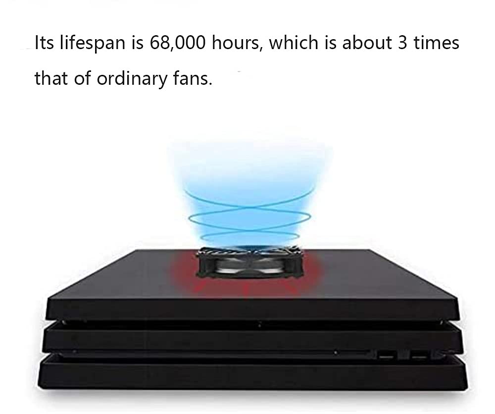 YupYay 40mm USB Fan Cooling Fan with 3 Adjustable Speed, Dual Ball Bearing 5V USB Fan Compatible for Face Shield, Helmet, Tablet TV Receiver Router DVR Playstation Xbox Computer Cabinet Cooling : Electronics