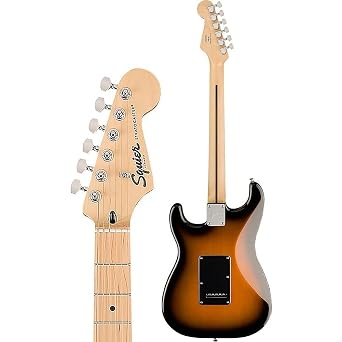 Fender Squier Fsr Squier Sonic™ Stratocaster® Hss, Maple Fingerboard, Black Pickguard, 2-Color Sunburst