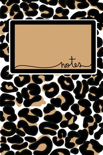 Cheetah-Notes Notebook/Journal (Cheetah Print)
