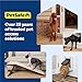 PetSafe Interior 2-Way Locking Cat Door - Allows Convenient Movement Between Rooms & Minimizes Scratching - Tinted Durable Plastic Privacy Door for Feeder & Litter Box