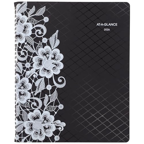AT-A-GLANCE Agenda 2026 hebdo/mensuel 8.5" x 11" Lacey
