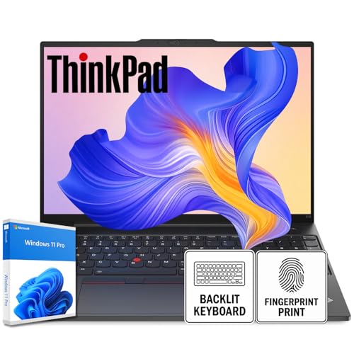 Image of Lenovo ThinkPad E16 Laptop, 16 inch WUXGA IPS, 13th Gen i5-1335U (> i7-1265U), 16GB RAM, 1TB (512GB SSD+500GB External), Backlit Keyboard, Fingerprint, RJ-45, Windows 11 Pro - Smooth & Fast Performance