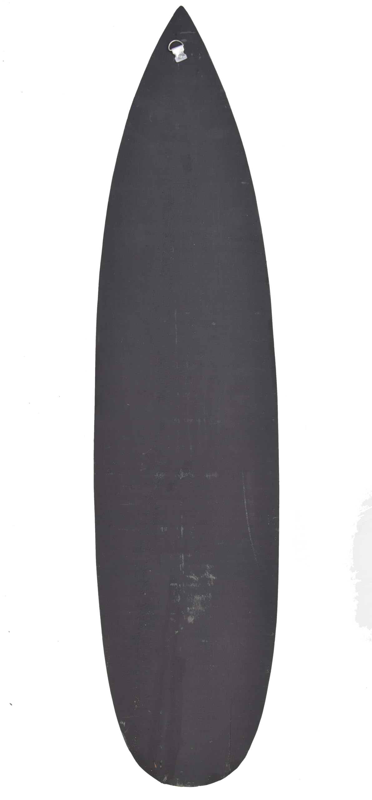 Interlifestyle – Planche De Surf Décorative 100 Cm, Bois Dur Noir, Motif Tiki Bar Hawaï