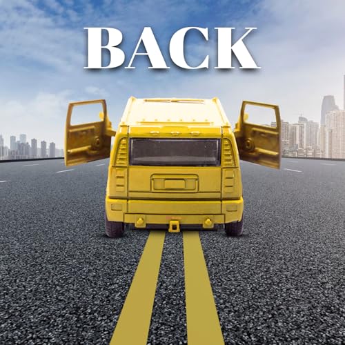 Image of Toy Cloud DieCast Model Cars Hummer Metal Car for Kids Pull Back Action Opening Doors Toy Cars for Boys 5-8 Years - Yellow