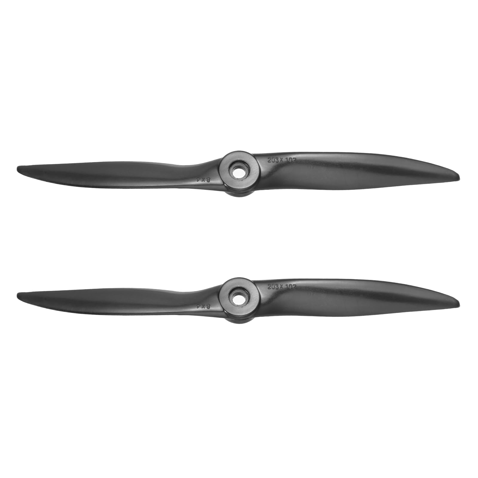 QUARKZMAN Hélice RC 8x4 2 Palas Accesorios 2 Pcs Negro 丨 para Motor De Drones Ligeros