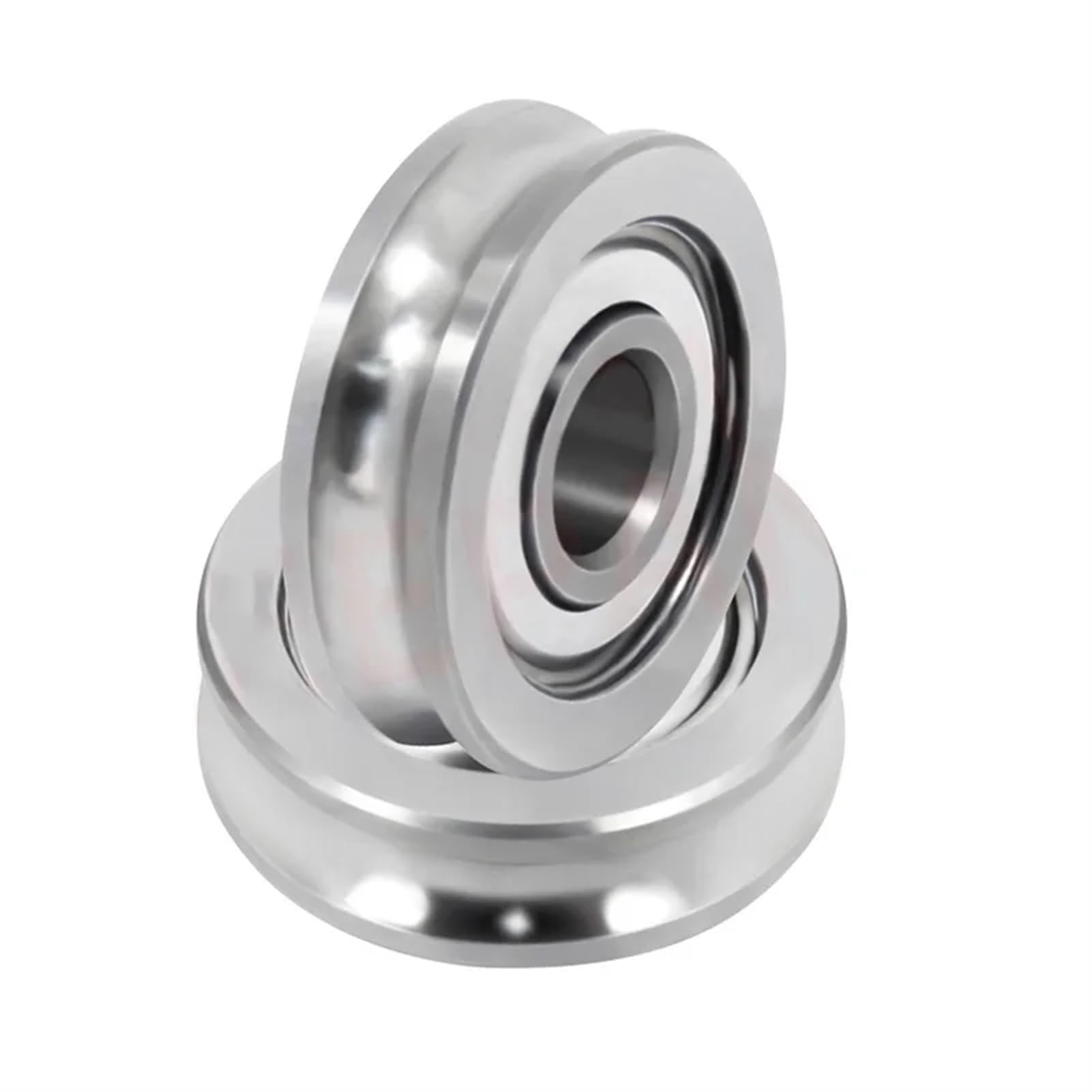 2 Roulements à Billes U604ZZ 4x15x6mm - Double Métal Chrome Acier - Neufs (2 Pièces)