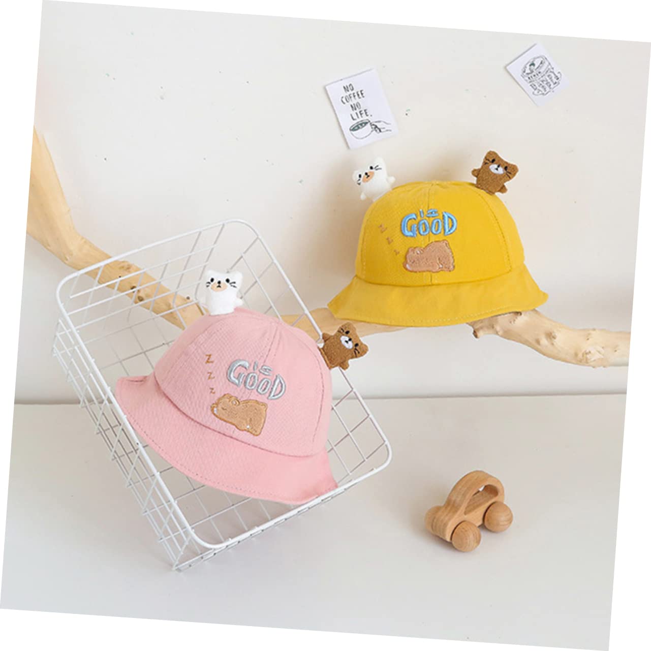 FRCOLOR Sombrero de Sol para Gorro Protección UV Caricatura para Actividades Aire