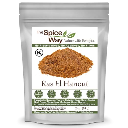 The Spice Way - Ras El Hanout Moroccan Meat Spice Blend Salt Free (meat seasonings) No Additives, No...