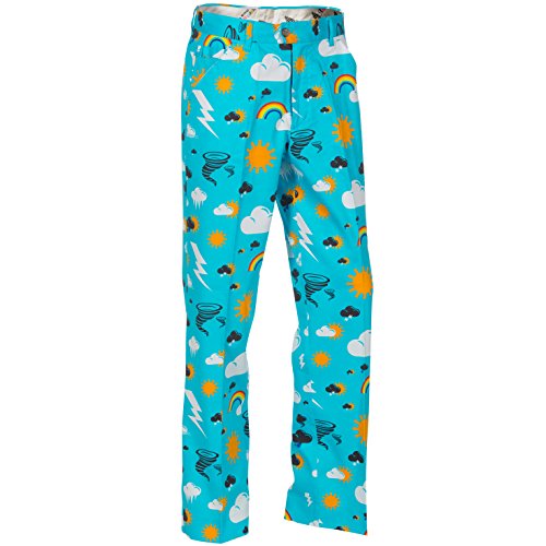 Royal & Awesome Fore Seasons Patterned Mens Golf Pants - 38W x 34L