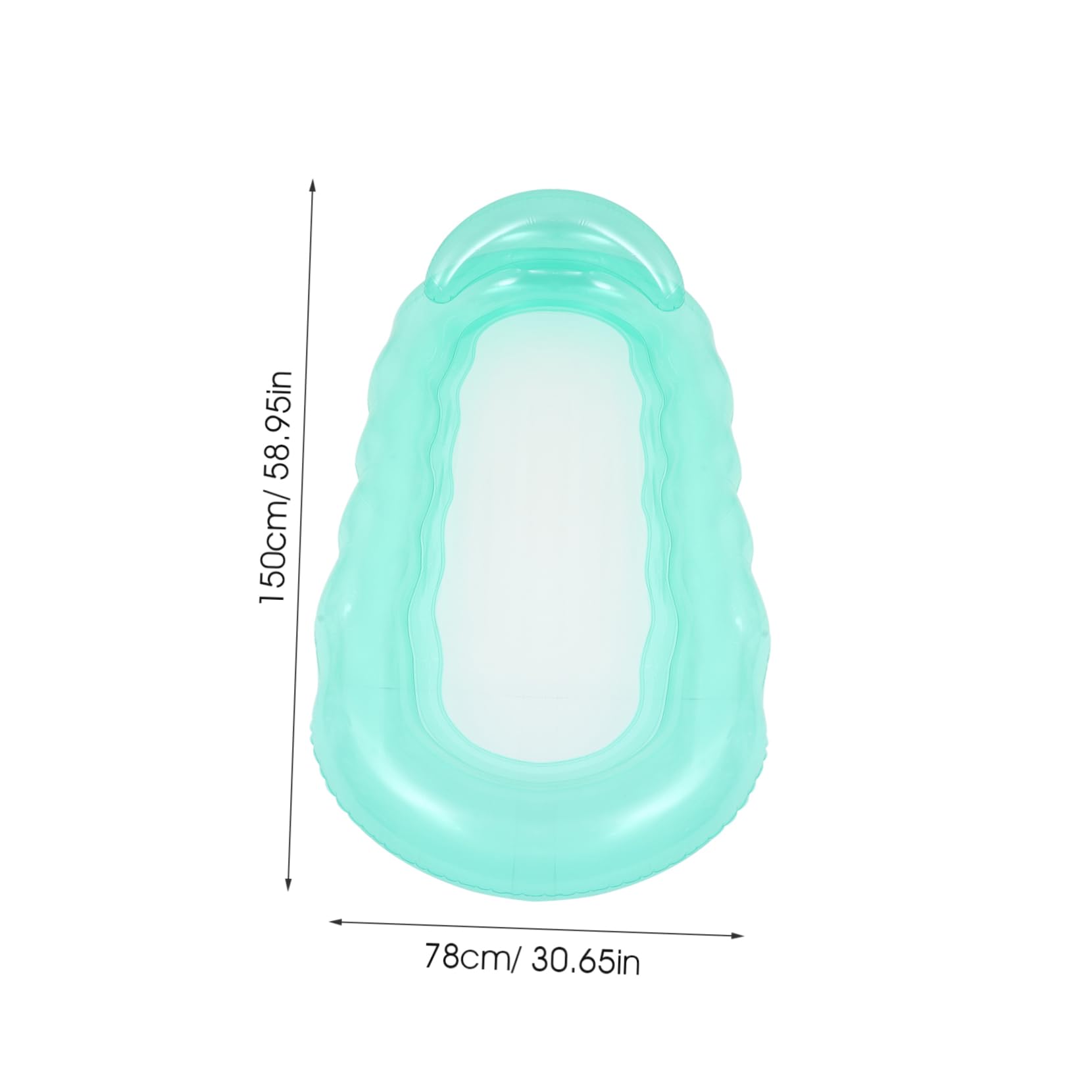 Pool Float Hammock Aufblasbare Wasserhängematte Für Erwachsene Tragbare Schwimmlounge Aus Bequem Und Einfach Zu Verstauen Für Pool Und Strand