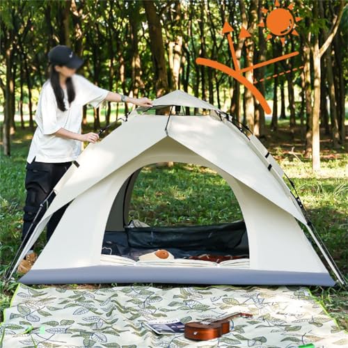 Carpa de Camping Plegable Automática para Playa 3-4 Personas miniatura 2